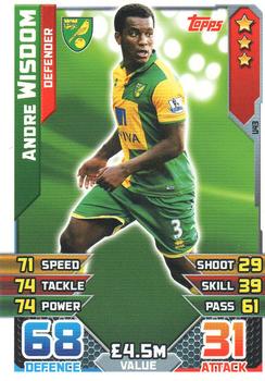 2015-16 Topps Match Attax Premier League Extra #U43 Andre Wisdom Front