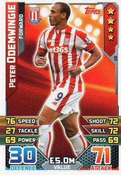 2015-16 Topps Match Attax Premier League Extra #U51 Peter Odemwingie Front