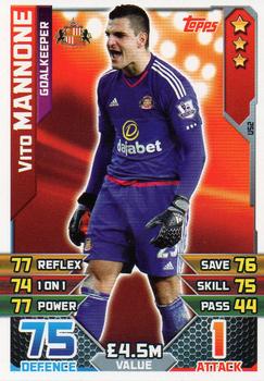 2015-16 Topps Match Attax Premier League Extra #U52 Vito Mannone Front