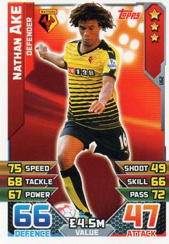 2015-16 Topps Match Attax Premier League Extra #U62 Nathan Ake Front