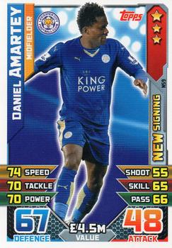 2015-16 Topps Match Attax Premier League Extra - New Signings #NS9 Daniel Amartey Front