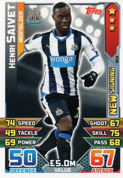 2015-16 Topps Match Attax Premier League Extra - New Signings #NS12 Henri Saivet Front