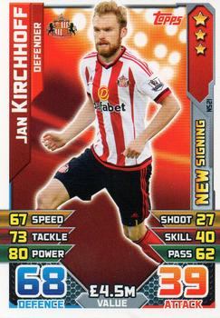 2015-16 Topps Match Attax Premier League Extra - New Signings #NS21 Jan Kirchhoff Front