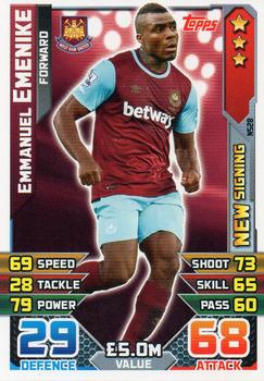 2015-16 Topps Match Attax Premier League Extra - New Signings #NS28 Emmanuel Emenike Front