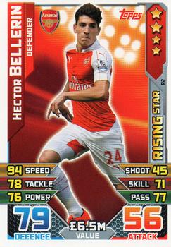 2015-16 Topps Match Attax Premier League Extra - Rising Stars #R2  Hector Bellerin Front