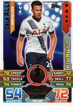 2015-16 Topps Match Attax Premier League Extra - Rising Stars #R17 Dele Alli Front