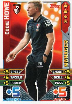 2015-16 Topps Match Attax Premier League Extra - Managers #M1 Eddie Howe Front