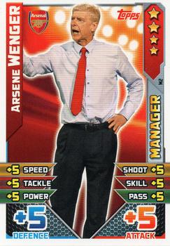 2015-16 Topps Match Attax Premier League Extra - Managers #M2 Arsène Wenger Front