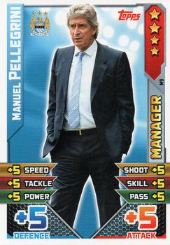 2015-16 Topps Match Attax Premier League Extra - Managers #M9 Manuel Pellegrini Front