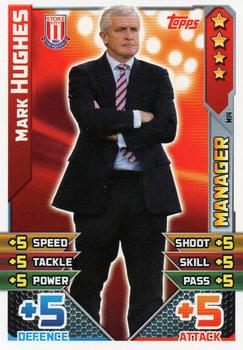 2015-16 Topps Match Attax Premier League Extra - Managers #M14 Mark Hughes Front