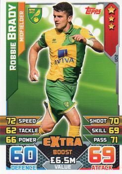 2015-16 Topps Match Attax Premier League Extra - Extra Boost Cards #UC12 Robbie Brady Front