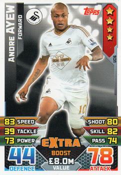 2015-16 Topps Match Attax Premier League Extra - Extra Boost Cards #UC16 Andre Ayew Front