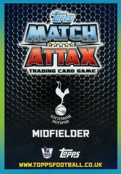 2015-16 Topps Match Attax Premier League Extra - Extra Boost Cards #UC17 Erik Lamela Back