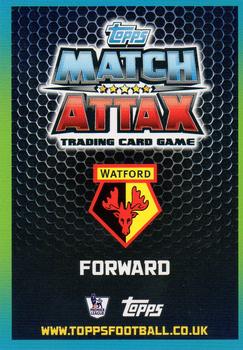 2015-16 Topps Match Attax Premier League Extra - Magic Moments #MM17 Odion Ighalo / Troy Deeney Back