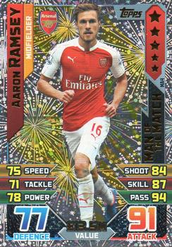 2015-16 Topps Match Attax Premier League Extra - Man of the Match #MA4 Aaron Ramsey Front