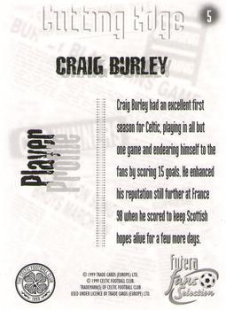 1999 Futera Celtic Fans' Selection - Foil #5 Craig Burley Back