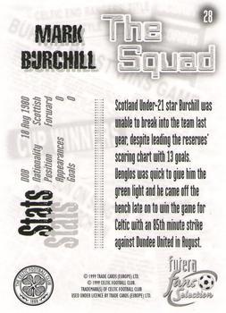 1999 Futera Celtic Fans' Selection - Foil #28 Mark Burchill Back