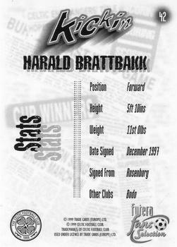 1999 Futera Celtic Fans' Selection - Foil #42 Harald Brattbakk Back