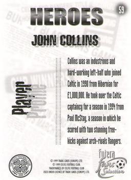 1999 Futera Celtic Fans' Selection - Foil #59 John Collins Back