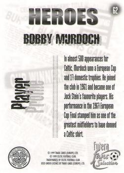 1999 Futera Celtic Fans' Selection - Foil #62 Bobby Murdoch Back