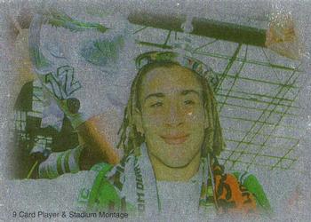 1999 Futera Celtic Fans' Selection - Foil #77 Player & Stadium Montage Front