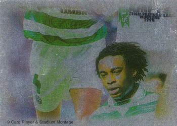 1999 Futera Celtic Fans' Selection - Foil #80 Player & Stadium Montage Front