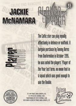 1999 Futera Celtic Fans' Selection - Foil #97 Jackie McNamara Back
