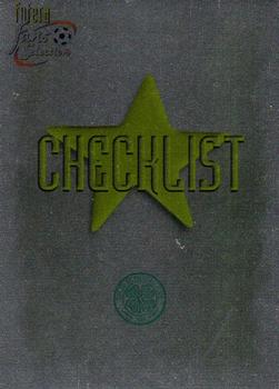 1999 Futera Celtic Fans' Selection - Foil #99 Checklist Front