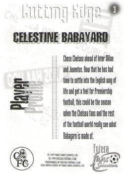 1999 Futera Chelsea Fans' Selection - Foil #3 Celestine Babayaro Back