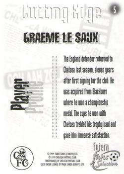 1999 Futera Chelsea Fans' Selection - Foil #5 Graeme Le Saux Back