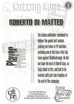 1999 Futera Chelsea Fans' Selection - Foil #9 Roberto Di Matteo Back