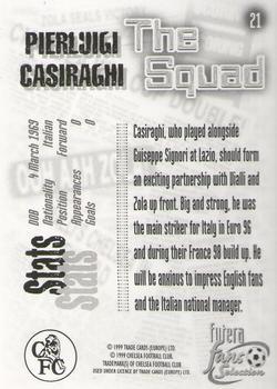 1999 Futera Chelsea Fans' Selection - Foil #21 Pierluigi Casiraghi Back