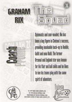 1999 Futera Chelsea Fans' Selection - Foil #36 Graham Rix Back