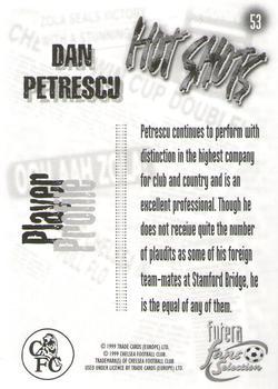 1999 Futera Chelsea Fans' Selection - Foil #53 Dan Petrescu Back