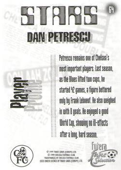 1999 Futera Chelsea Fans' Selection - Foil #64 Dan Petrescu Back
