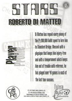 1999 Futera Chelsea Fans' Selection - Foil #65 Roberto Di Matteo Back