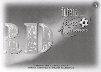 1999 Futera Chelsea Fans' Selection - Foil #75 Player & Stadium montage Back