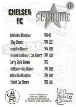 1999 Futera Chelsea Fans' Selection - Foil #97 Silverware Back