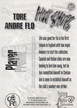 1999 Futera Chelsea Fans' Selection - Hot Shots #HS5 Tore Andre Flo Back