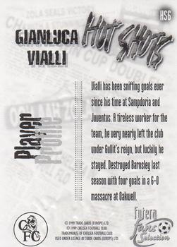 1999 Futera Chelsea Fans' Selection - Hot Shots #HS6 Gianluca Vialli Back