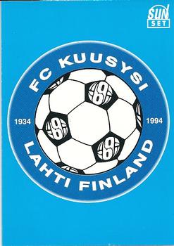 1995 SunSet Finland Veikkausliiga #11 FC Kuusysi Front