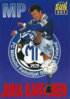 1995 SunSet Finland Veikkausliiga #43 Juha Karvinen Front