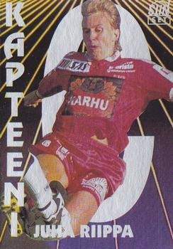 1995 SunSet Finland Veikkausliiga - Kapteeni #10 Juha Riippa Front
