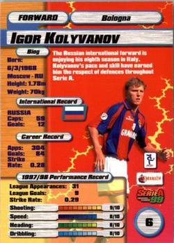 1998-99 Merlin Serie A 99 #6 Igor Kolyvanov Back