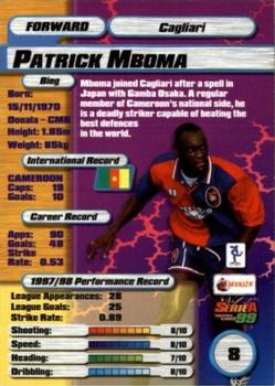 1998-99 Merlin Serie A 99 #8 Patrick Mboma Back