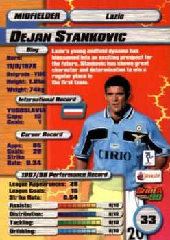 1998-99 Merlin Serie A 99 #33 Dejan Stankovic Back