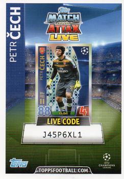 2015-16 Topps Match Attax UEFA Champions League English - Match Attax Live #NNO Petr Cech Front