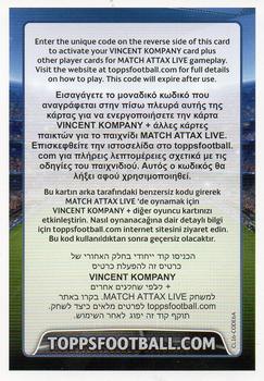 2015-16 Topps Match Attax UEFA Champions League English - Match Attax Live #NNO Gerard Pique Back