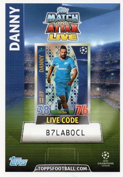 2015-16 Topps Match Attax UEFA Champions League English - Match Attax Live #NNO Danny Front