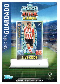 2015-16 Topps Match Attax UEFA Champions League English - Match Attax Live #NNO Andres Guardado Front
